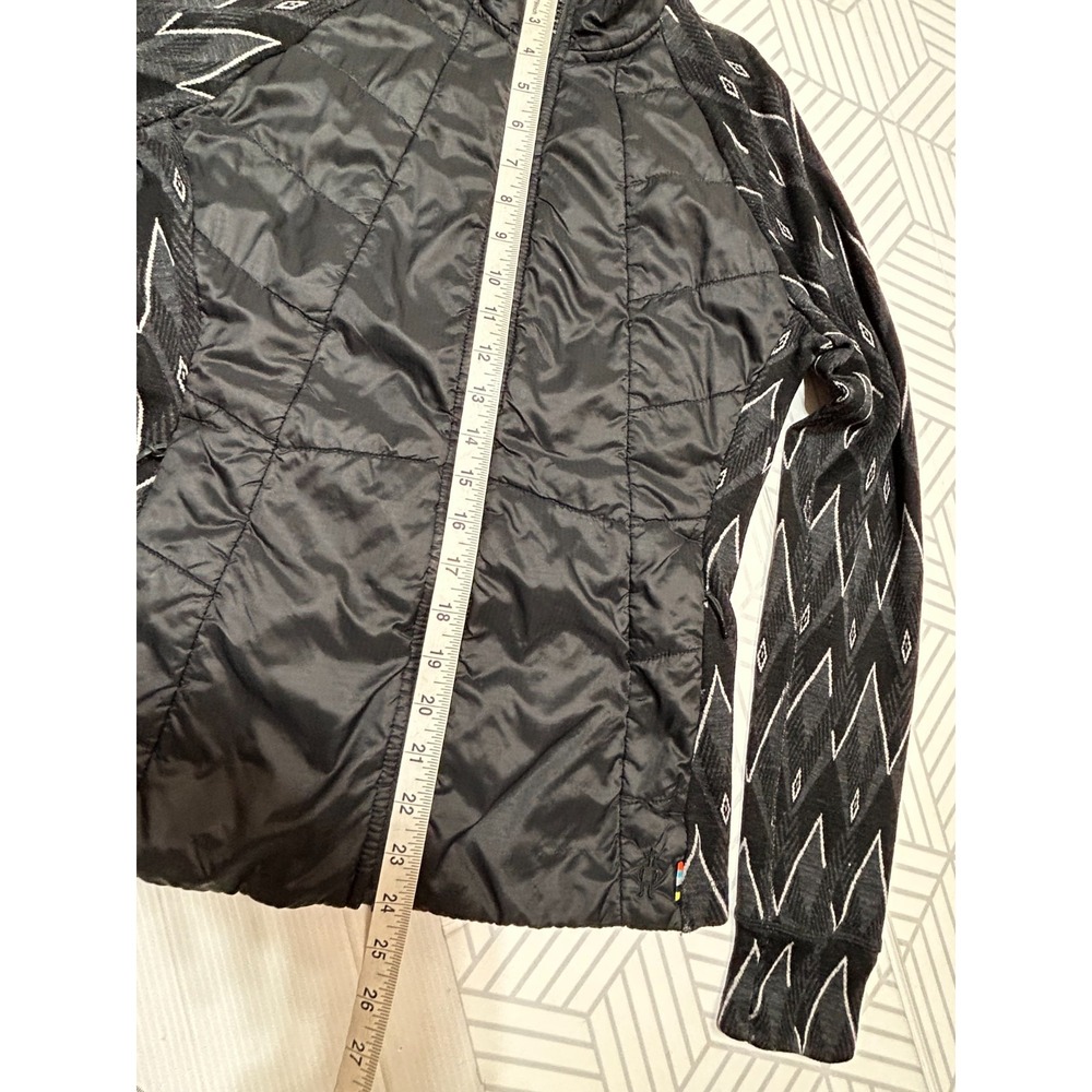 Smartwool Women's size M Smartloft 60 Merino Wool Blend Zip Up Hybrid Jacket a3 - Picture 9 of 12